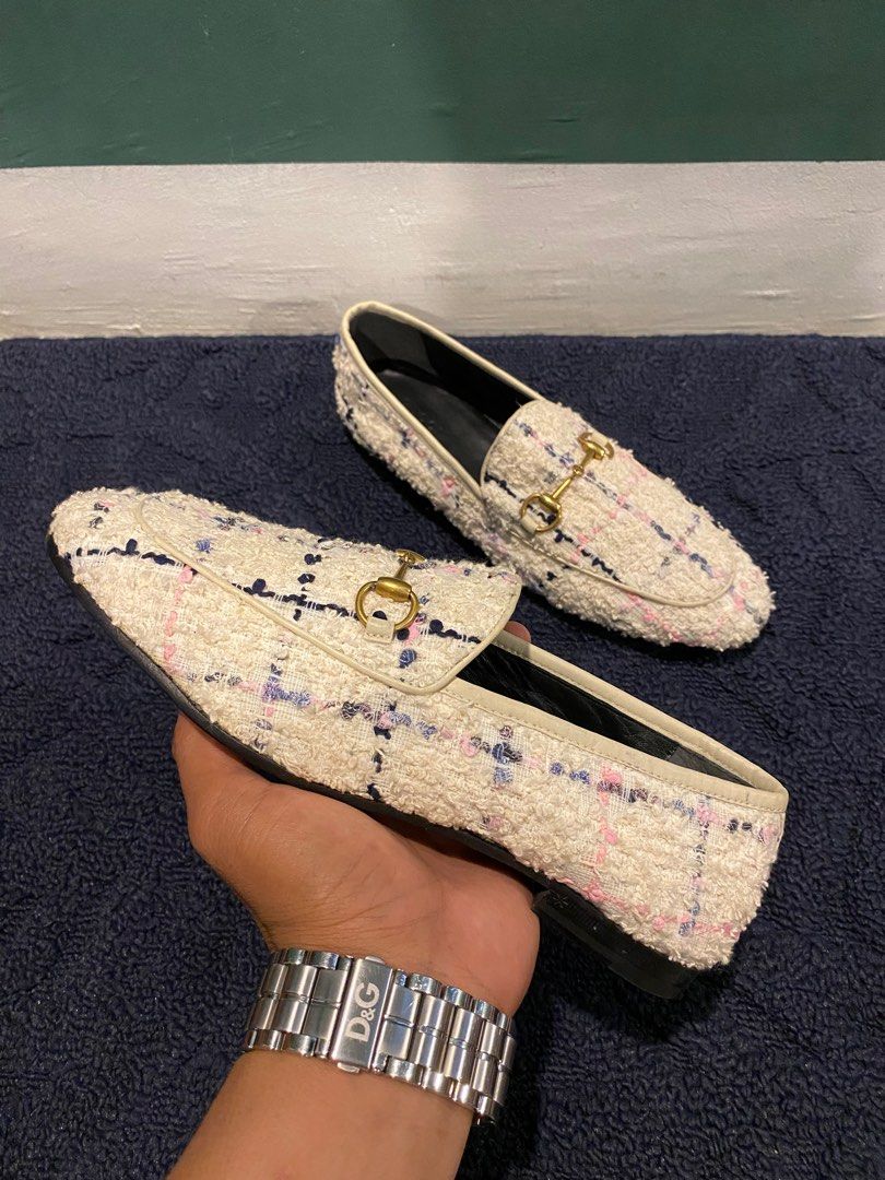 Gucci cheap jordaan tweed
