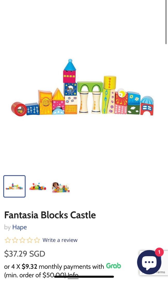 Hape fantasia 2025 blocks castle