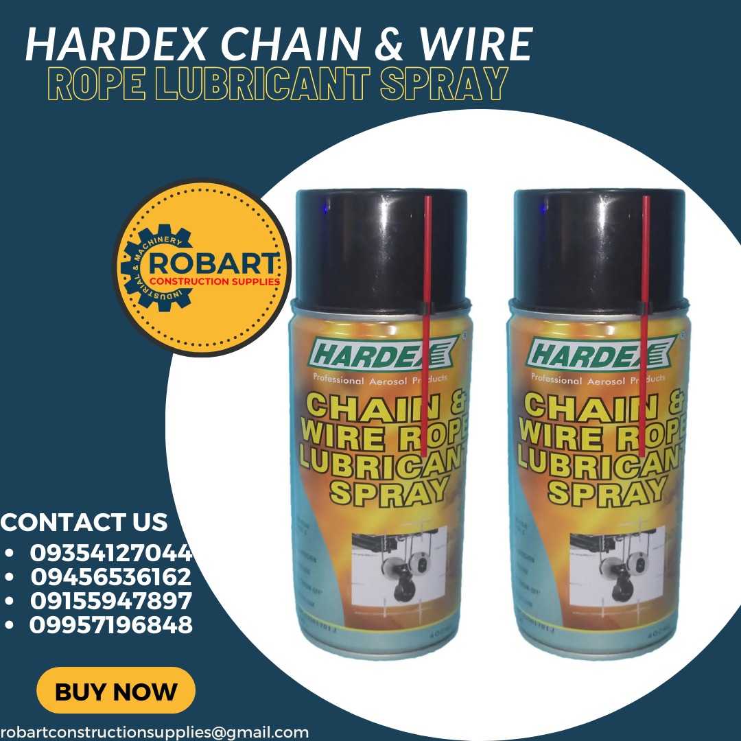 HARDEX CHAIN & WIRE ROPE LUBRICANT SPRAY on Carousell