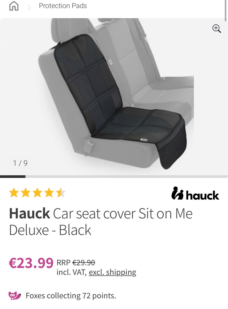 Hauck car seat cover Babies Kids Baby Monitors on Carousell