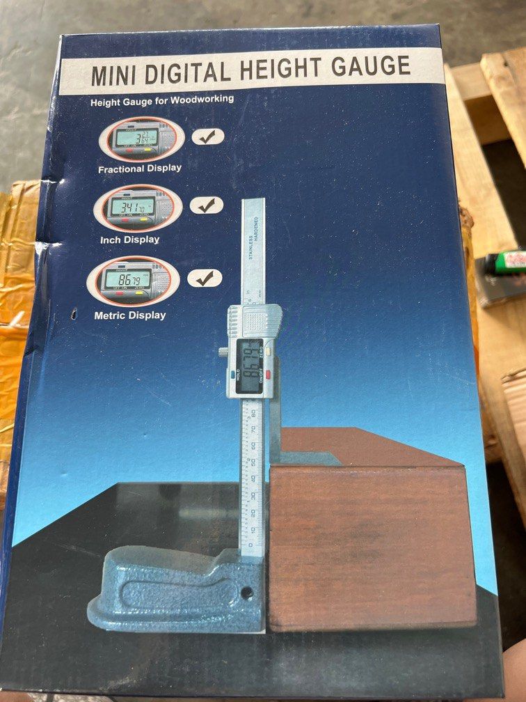 Height Gauge, 0150mm Digital Height Gauge with Base, Professional High Precision Depth