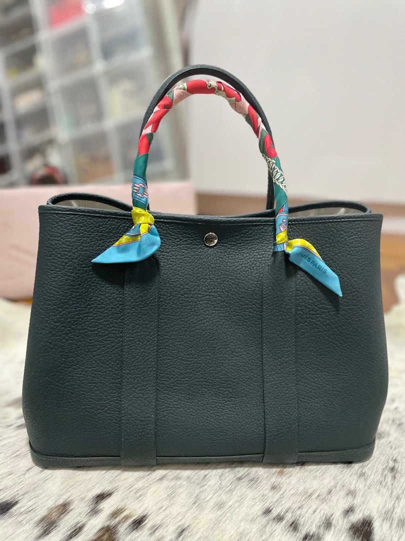 PRICE REDUCED! Hermes Garden Party 36 Etoupe limited edition 大象灰, 名牌,  手袋及銀包- Carousell