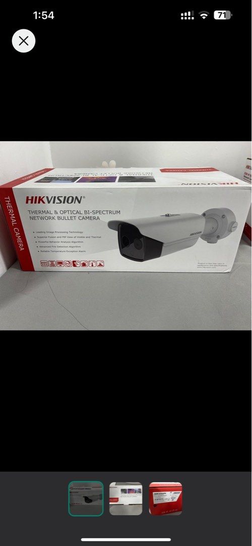 Hikvision Thermal Bullet Camera, Furniture & Home Living, Security