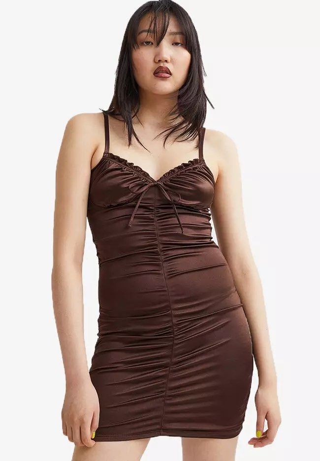 H&m draped dress hotsell