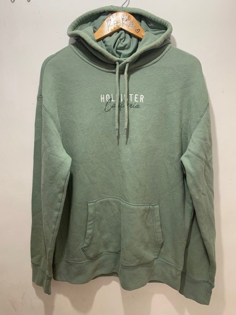 Hollister California Embroidered Logo Hoodie