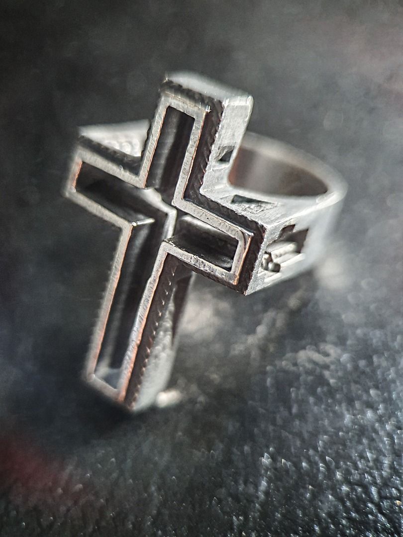 Women's crucifix ring cheap