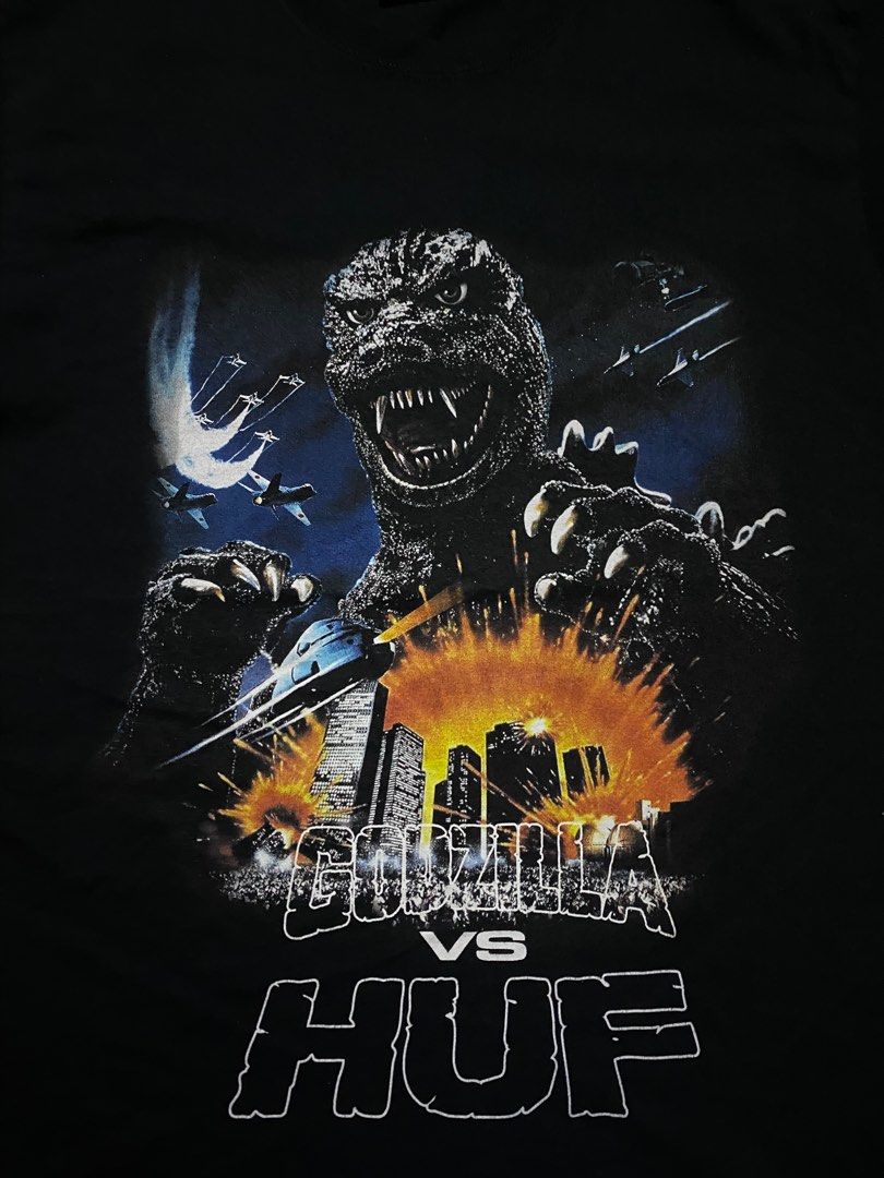 Huf new arrivals godzilla hoodie