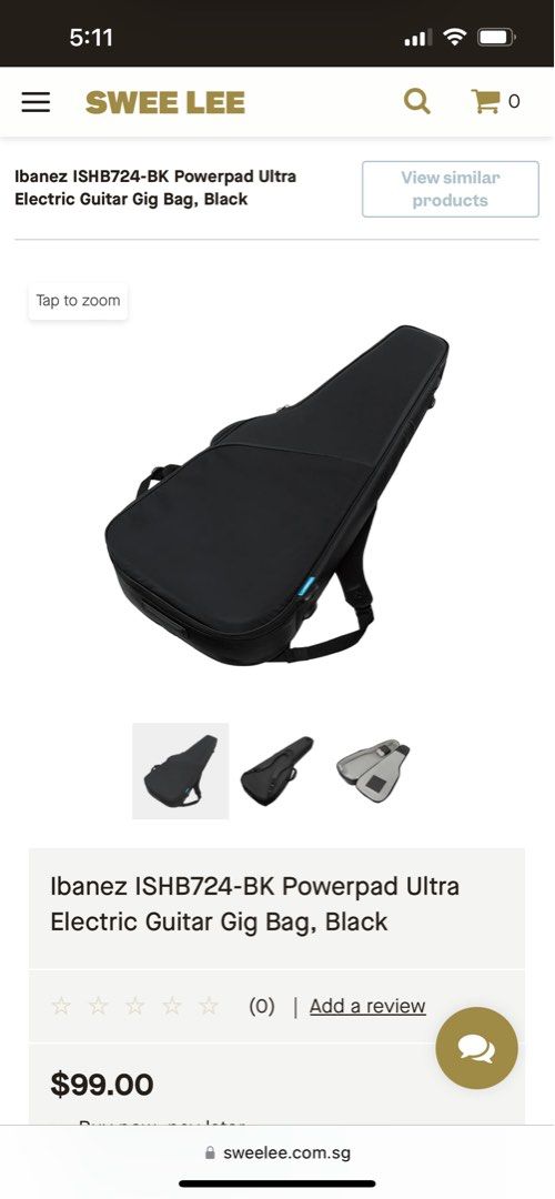 Ibanez IGB541-NB - Housse Powerpad Pour Guitare Electrique