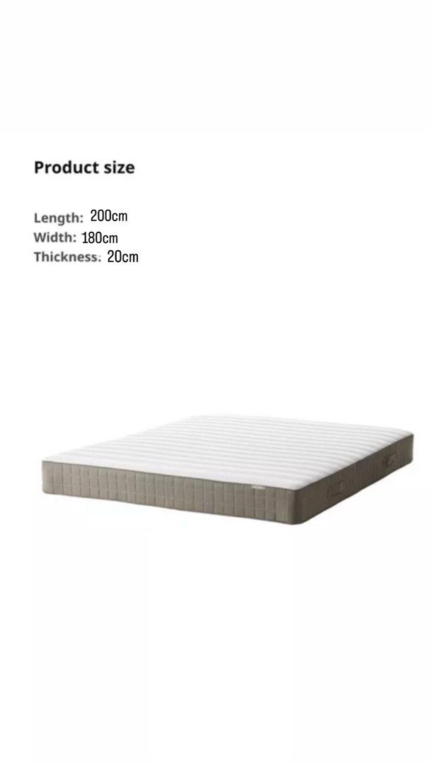 Ikea hamarvik mattress king clearance size