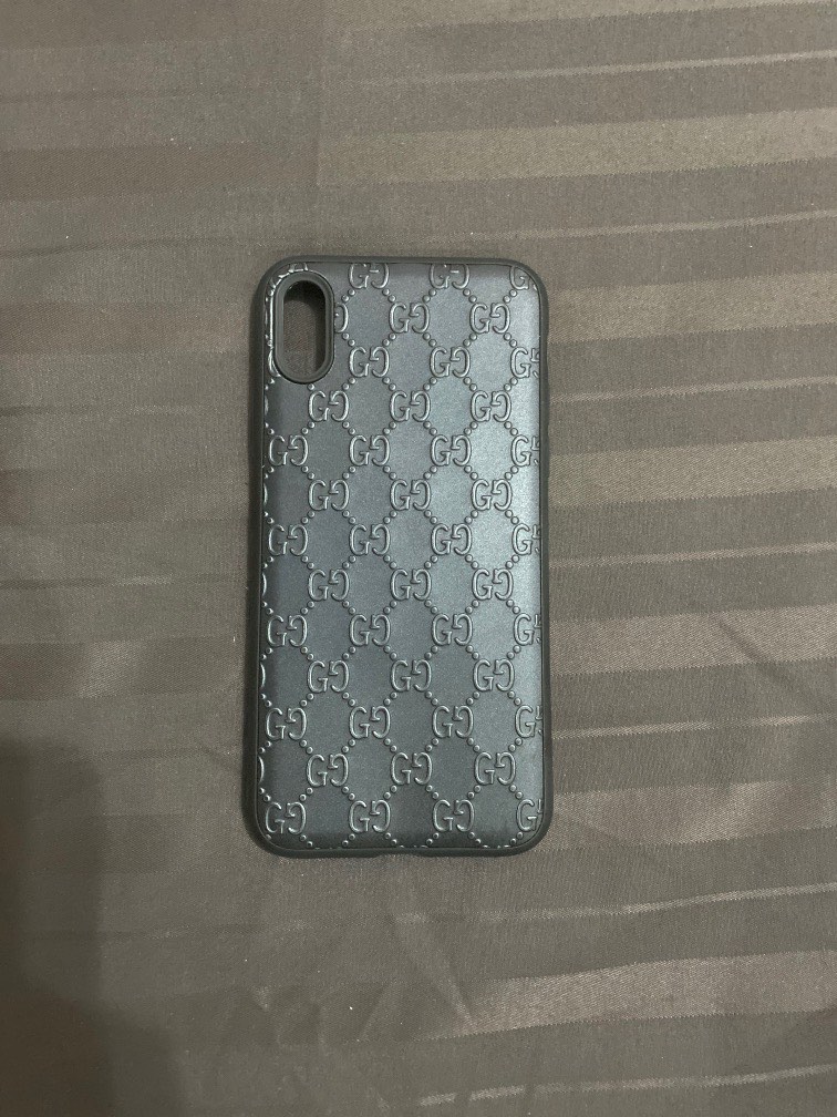Iphone Xs Gucci Logo Casing, Mobile Phones & Gadgets, Mobile & Gadget  Accessories, Cases & Covers On Carousell