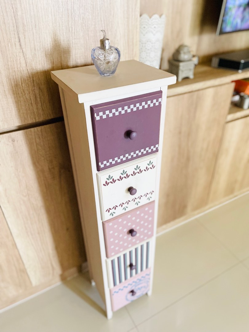 Jysk Wooden drawers 19x24x92cm on Carousell