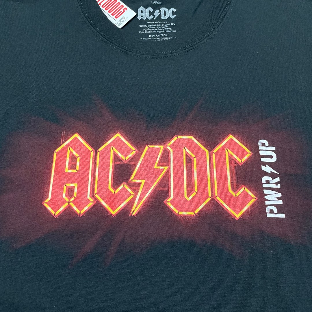 Kaos band acdc power up official on Carousell