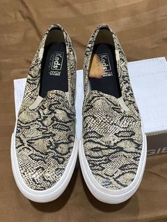 KEDS double decker snake skin print slip on loafers sneakers