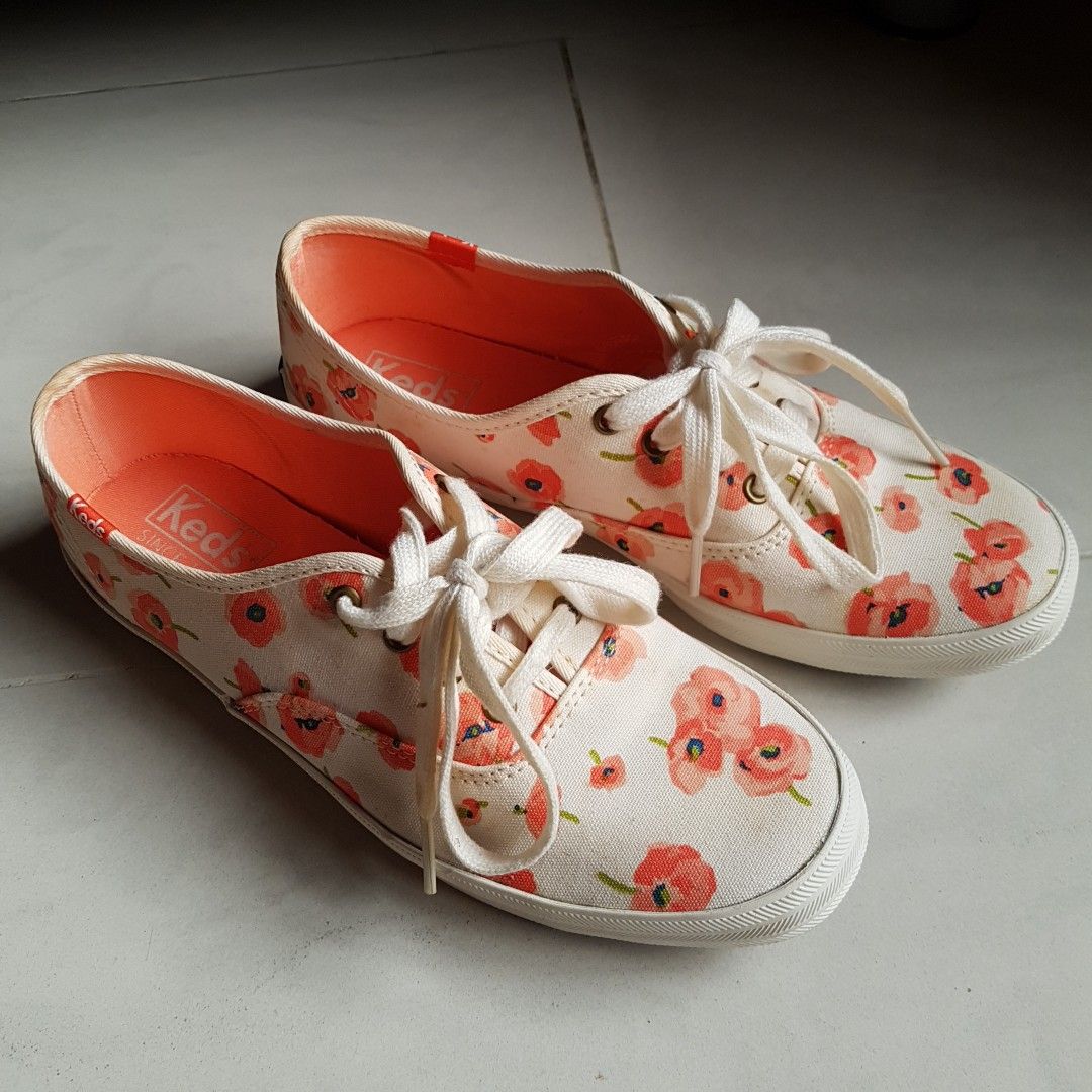 Keds Poppy Flower sneakers shoes vintage floral print