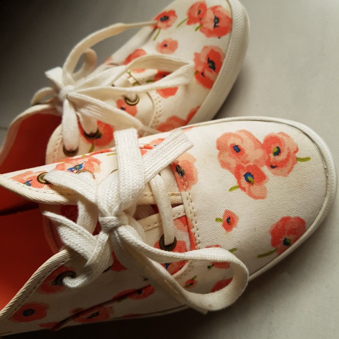 Keds Poppy Flower sneakers shoes vintage floral print