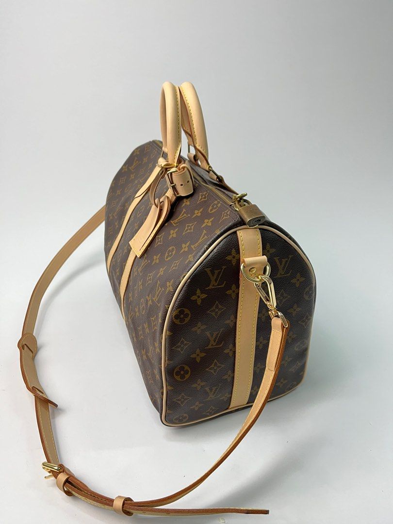 Louis Vuitton Monogram Keepall Bandouliere 45 Boston Bag M41418 LV