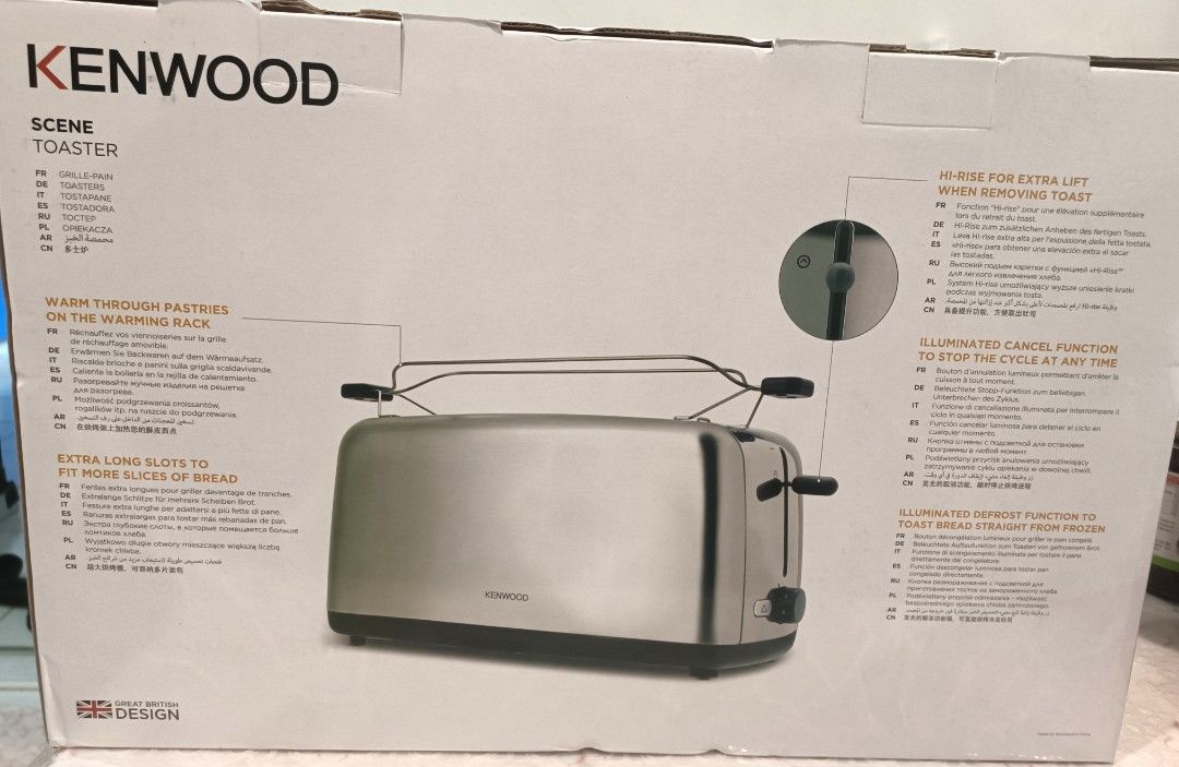 Kenwood 4 Slices toaster, TV & Home Appliances, Kitchen Appliances