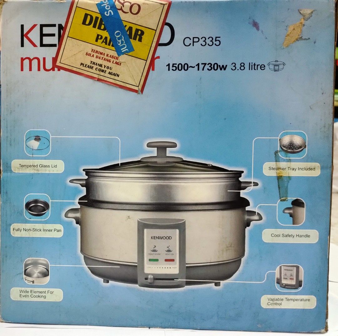 Kenwood Multi Cooker CP335 3.8 litre, TV & Home Appliances, Kitchen