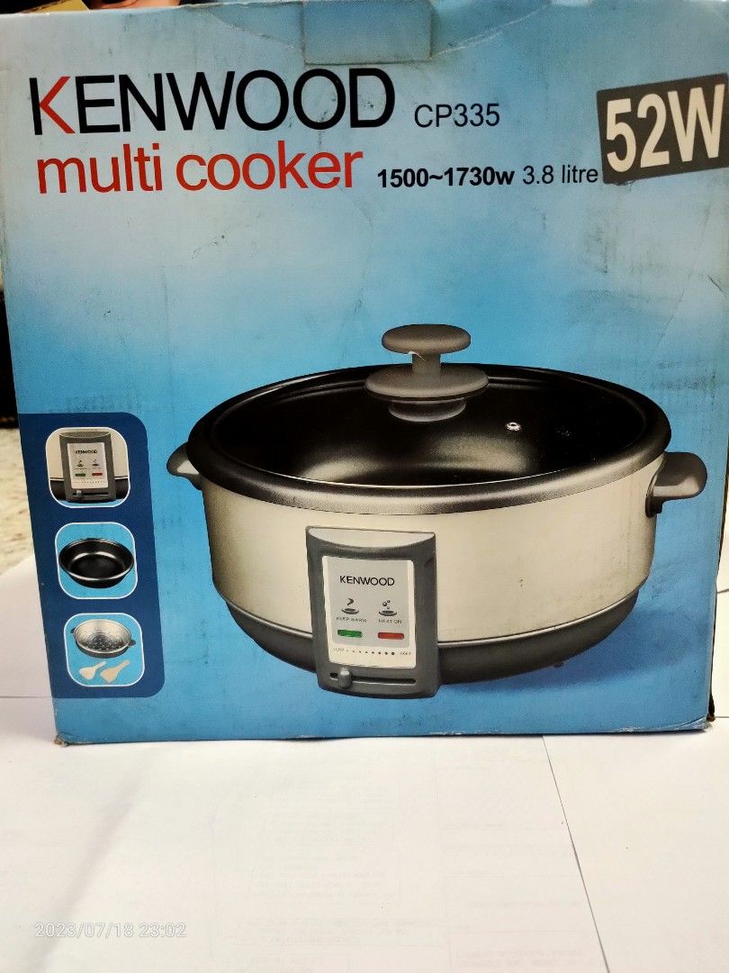 Kenwood Multi Cooker CP335 3.8 litre, TV & Home Appliances, Kitchen