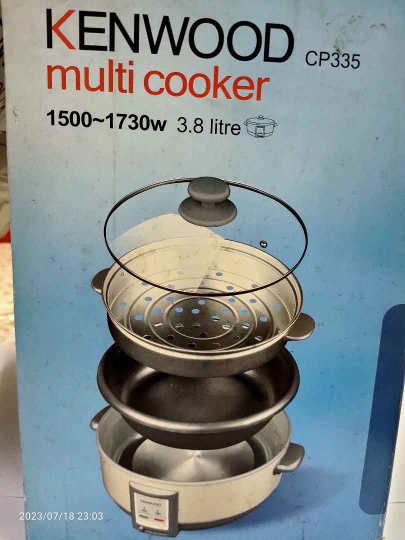 Kenwood Multi Cooker CP335 3.8 litre, TV & Home Appliances, Kitchen