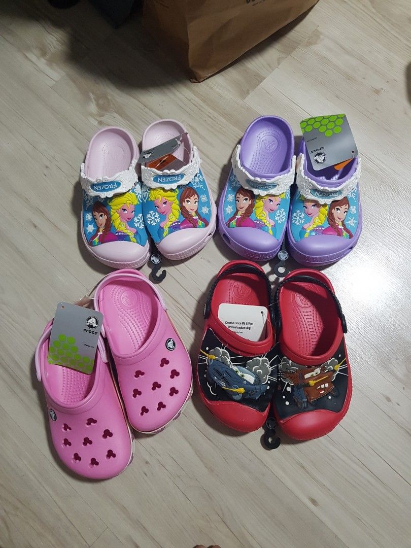 Kids crocs frozen sales
