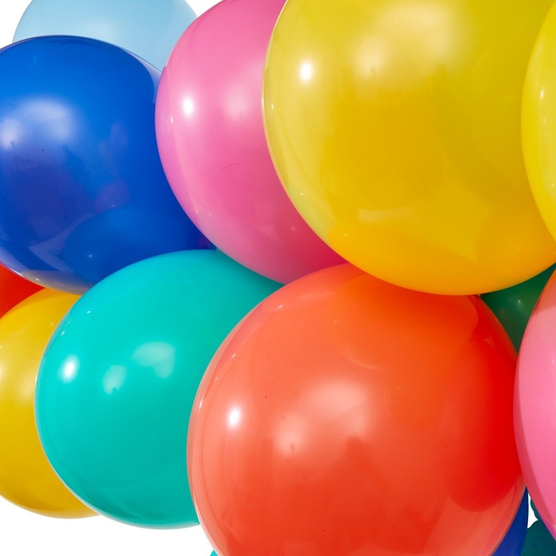 Kmart Anko Mini Mega Balloon Garland with Streamers & Tassels, Hobbies