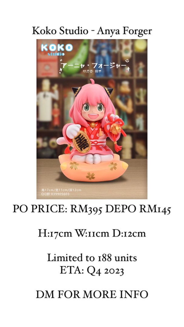 Koko Studio - Anya Forger, Hobbies & Toys, Toys & Games on Carousell