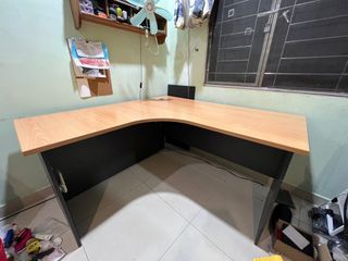 L shape table study desk computer table