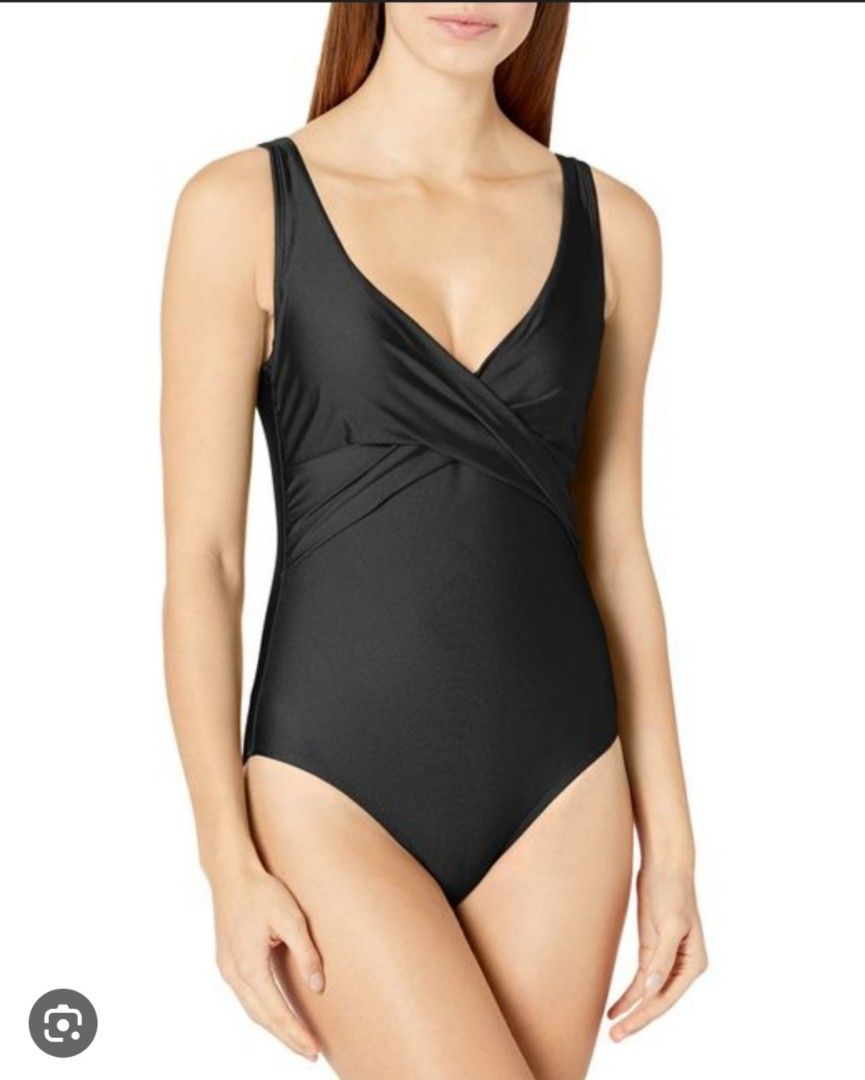 Tahari bathing suits top