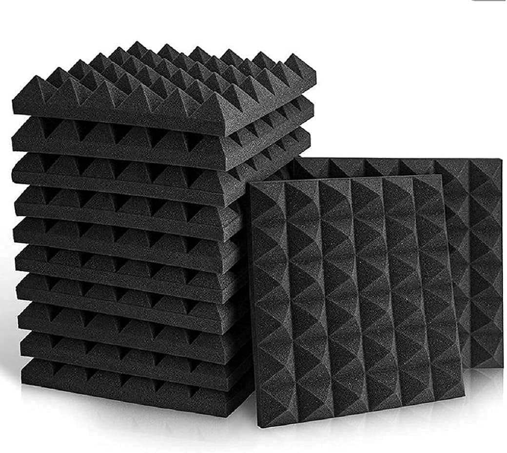 Clearing Large 50cm Pyramid Acoustic Foam High Density Soundproof for ...