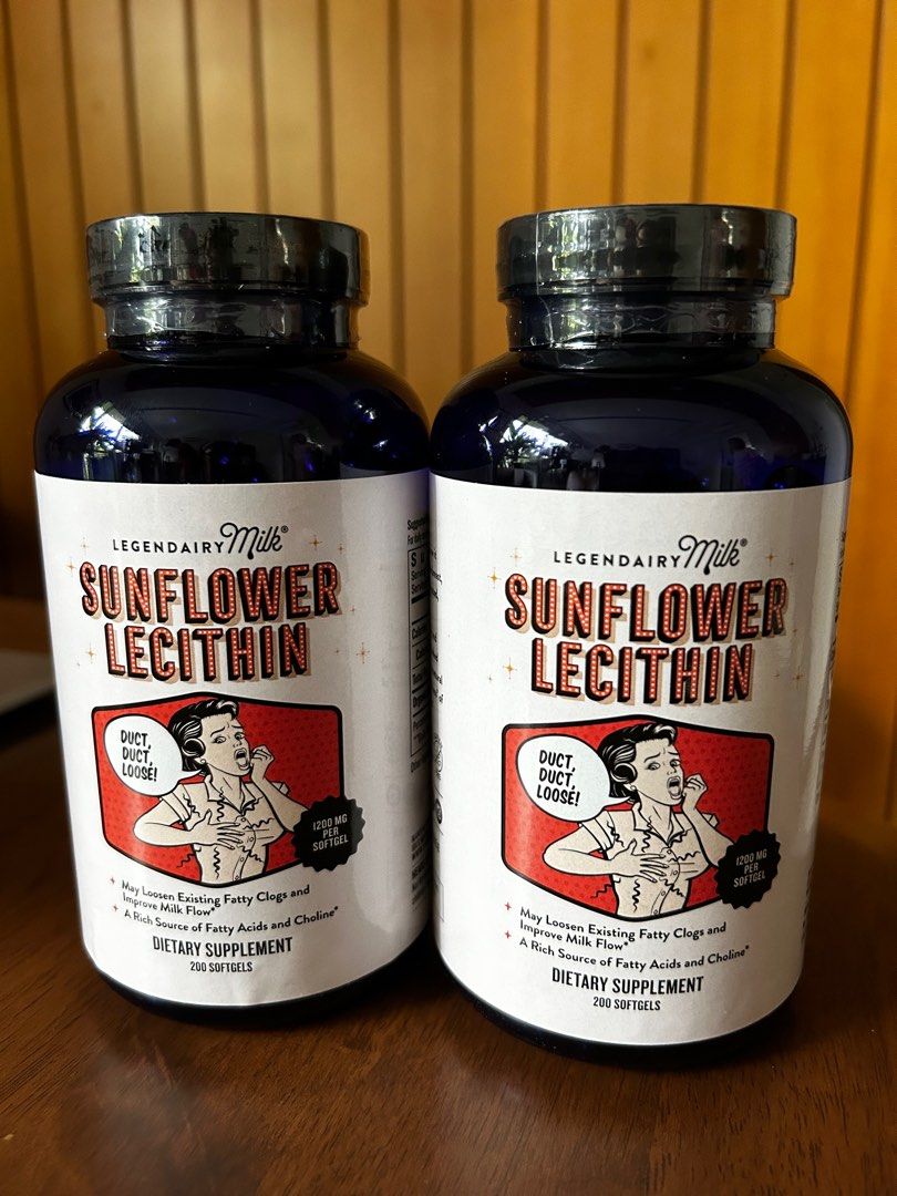 Legendairy Milk Sunflower Lecithin for clogged ducts Organic