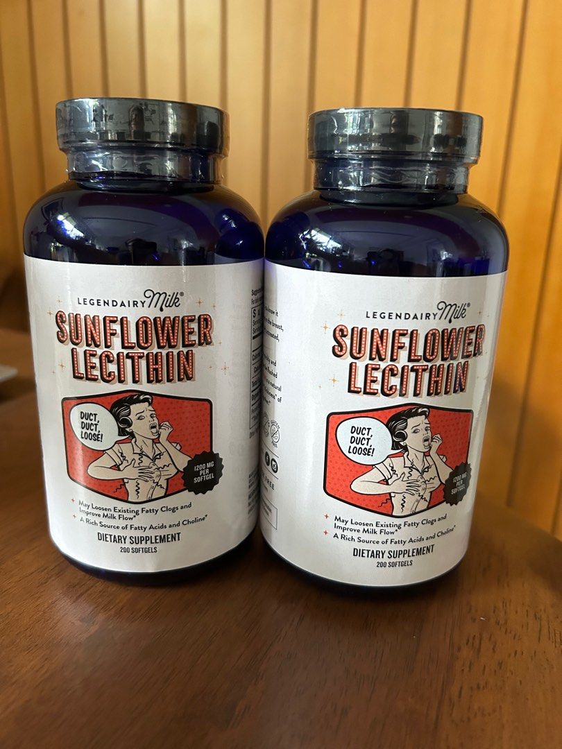 Legendairy Milk Sunflower Lecithin for clogged ducts Organic