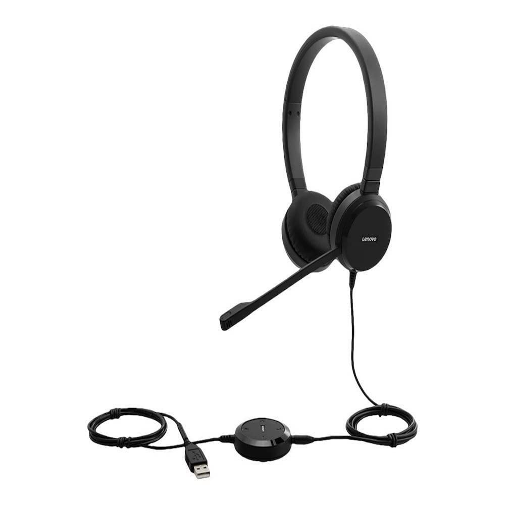 Lenovo Wired VoIP Headset UC - Cuffia Cablata Per Comunicazioni Vocali