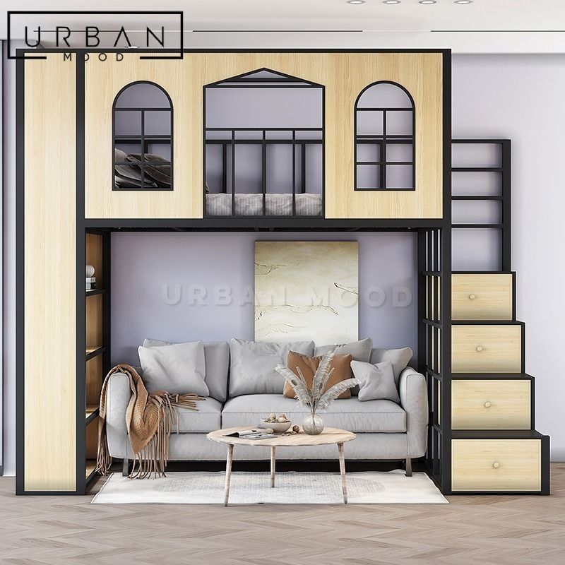 Industrial loft bed hotsell