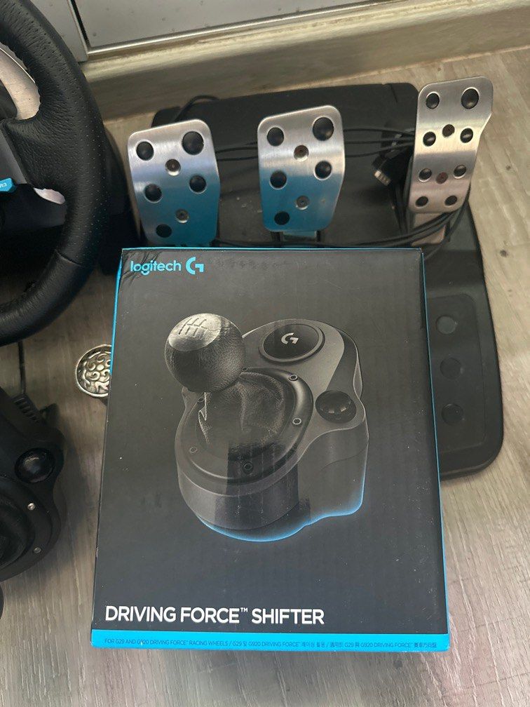 Logitech G29 with shifter, Video Gaming, Gaming Accessories, Controllers on Carousell