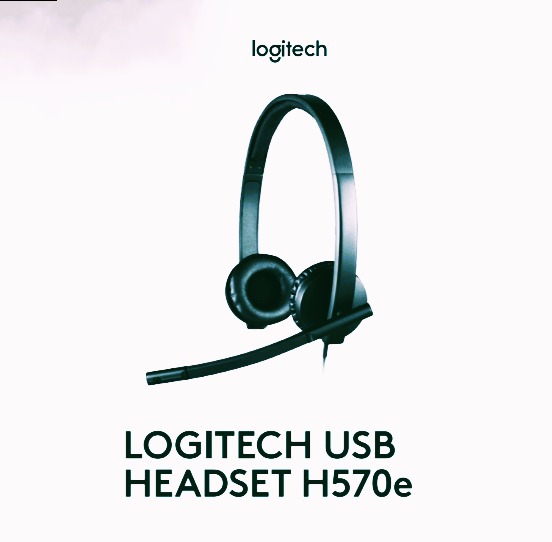 Logitech h570e usb headset cheap with noise cancelling mic