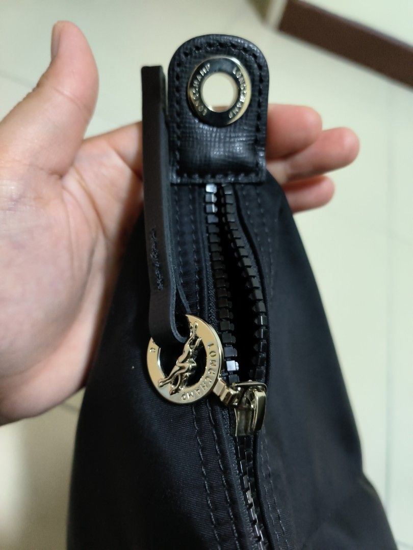 Longchamp outlet bag zipper
