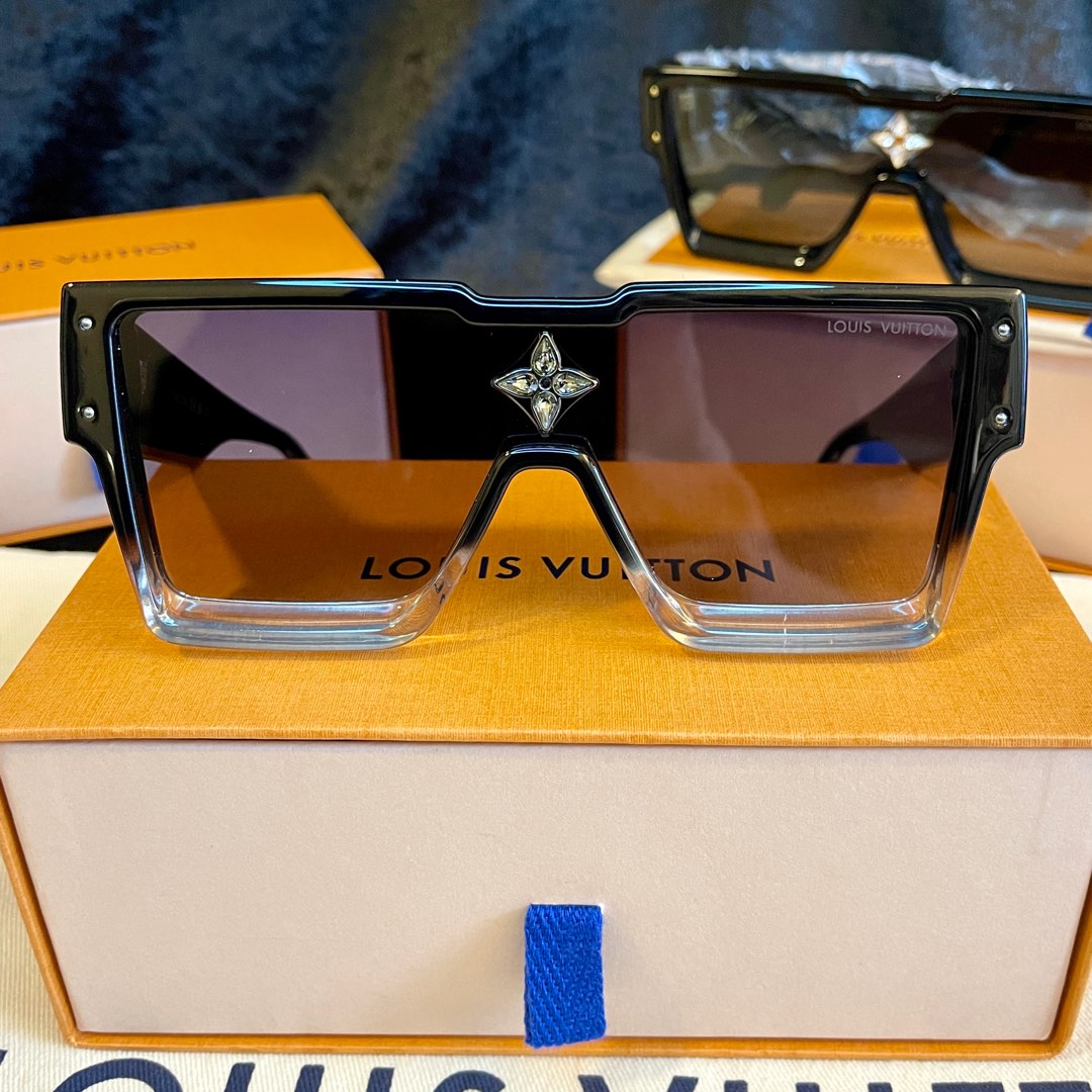Louis Vuitton Gradient Cyclone Sunglasses Z1736E 7KX 155 Black Men's  Eyewear