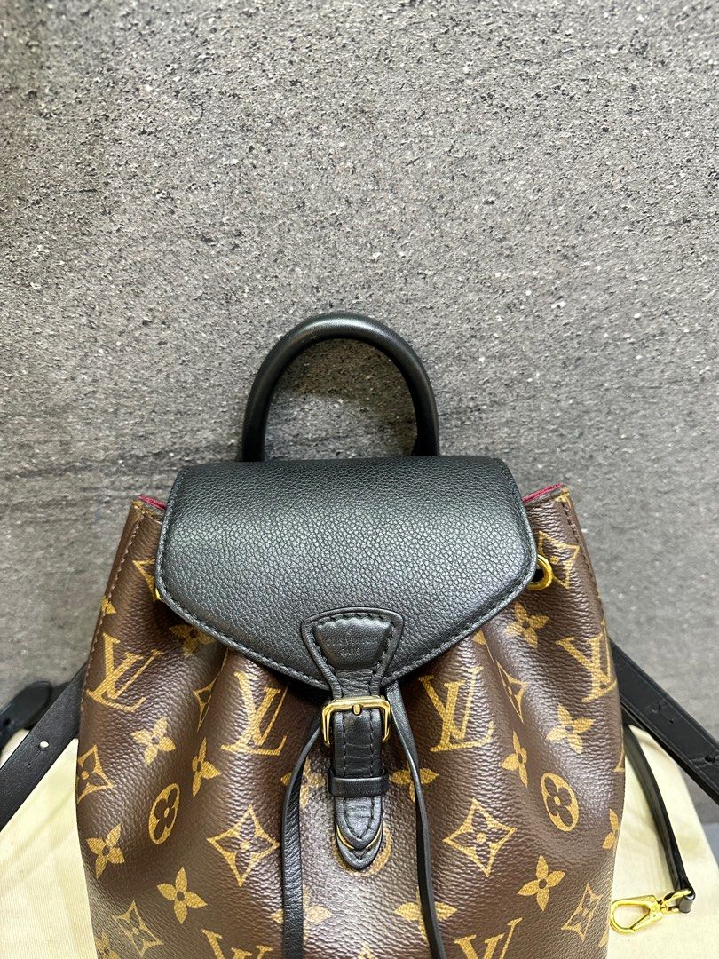 Louis Vuitton Montsouris Backpack BB in Coated Canvas with Gold-tone - US