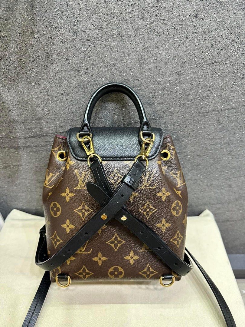 Louis vuitton montsouris bb black monogram 2025