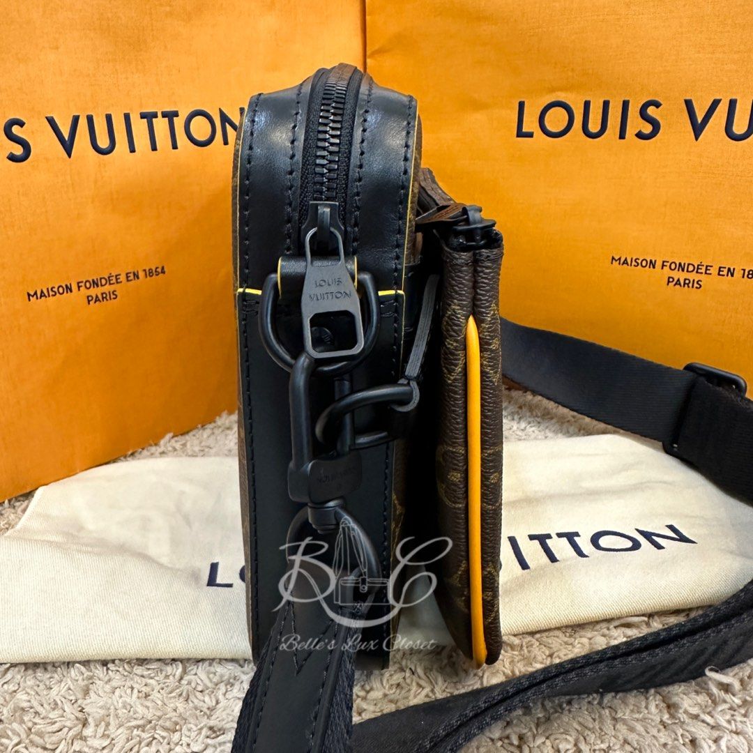 Louis Vuitton S-Lock Messenger Monogram Radiant Sun Monogram Macassar