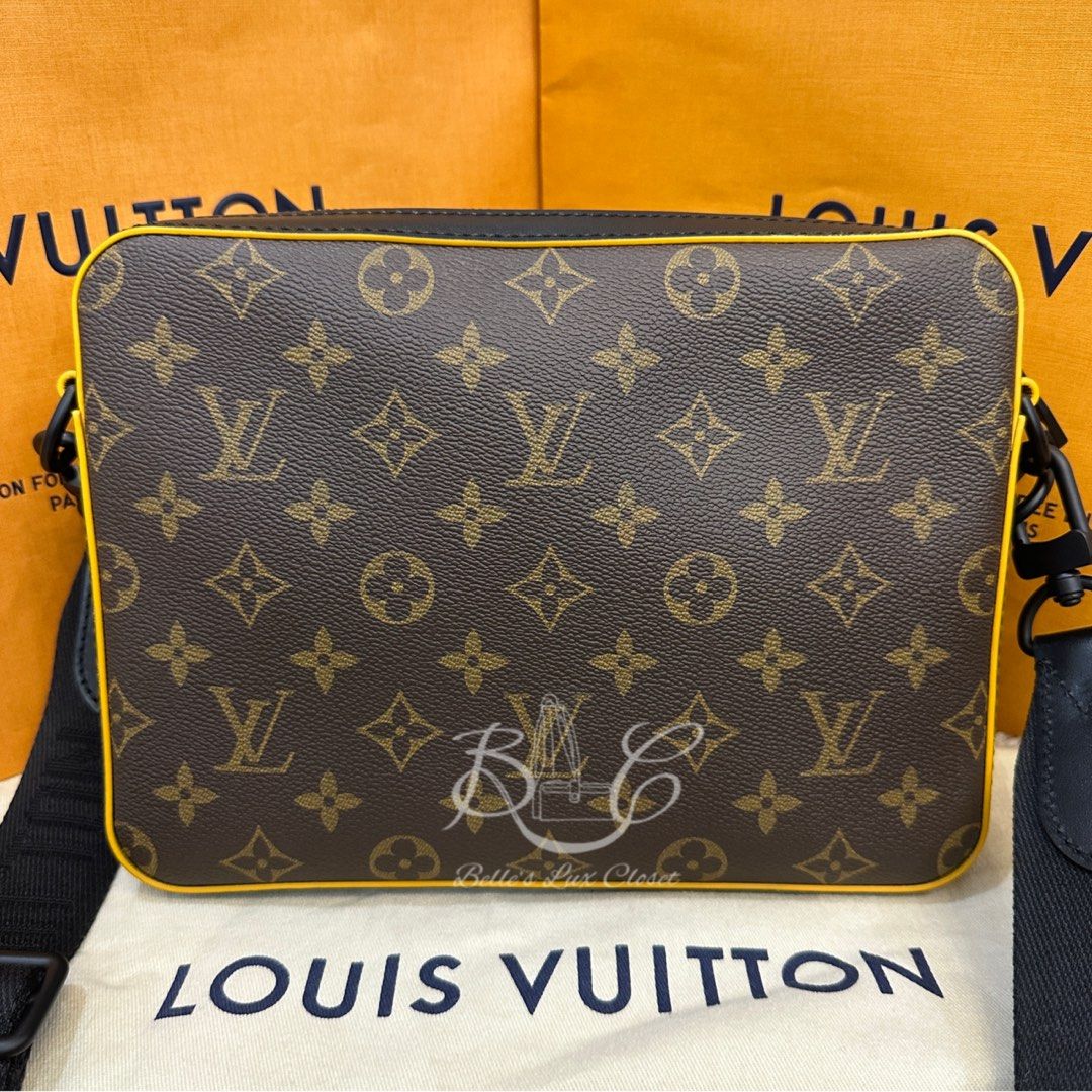 Louis Vuitton Trio Messenger Radiant Sun in Macassar Coated Canvas with  Black-tone - US