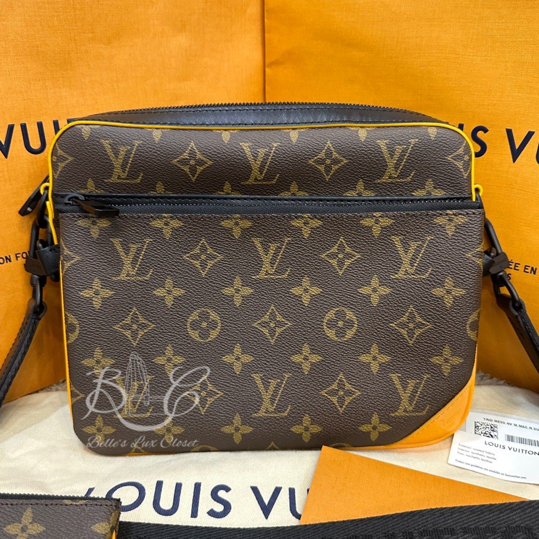 Louis Vuitton Trio Messenger Radiant Sun in Macassar Coated Canvas with  Black-tone - US