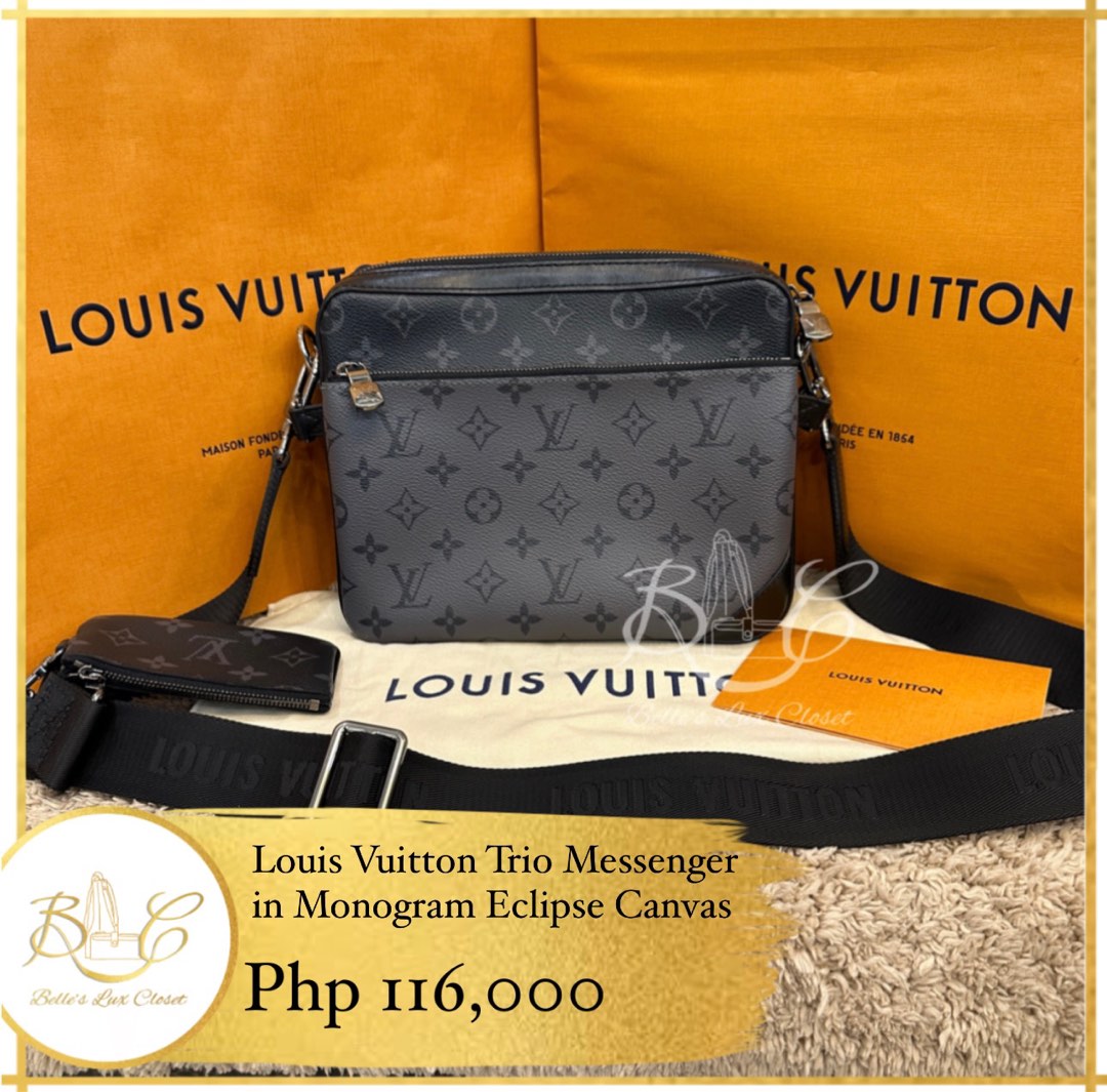 LOUIS VUITTON LV TRIO MESSENGER (WITHOUT MEDIUM POUCH), Luxury, Bags &  Wallets on Carousell