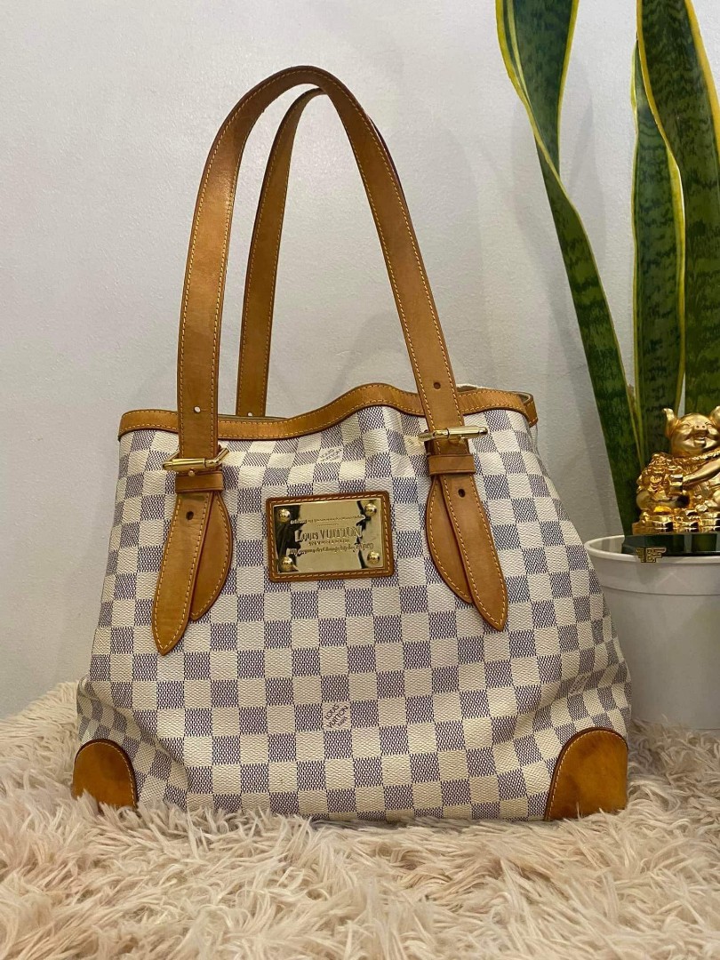 Louis Vuitton Damier Ebene Canvas Hampstead MM Bag, Luxury, Bags & Wallets  on Carousell