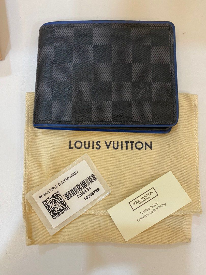 Louis Vuitton Multiple Wallet In D Grap Neon