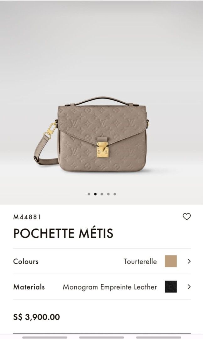 LV Pochette Metis-BINB, Luxury, Bags \u0026 Wallets on Carousell