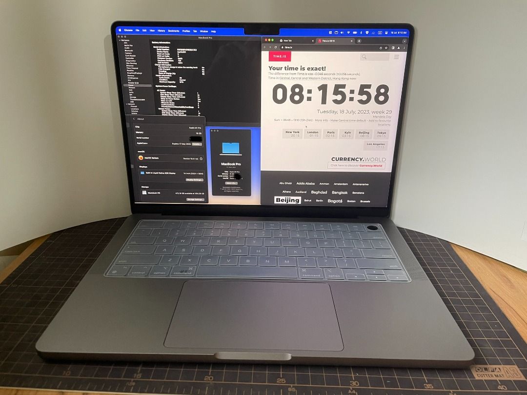 Macbook Pro M1 Pro 14 / Apple Care+ (May 2025), 電腦＆科技, 桌上 