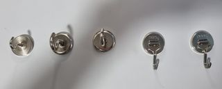 15mm Metal hook, Metal screw detachable hook