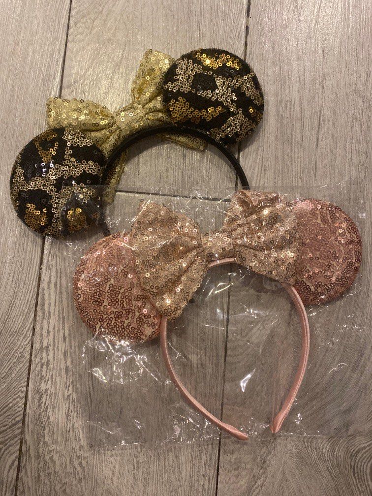 Gucci, Accessories, Gucci Disney Minnie Mouse Ears Repurposed Designer  Headband